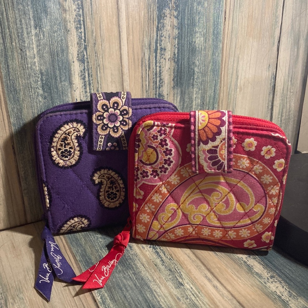 Vera Bradley paisley wallets